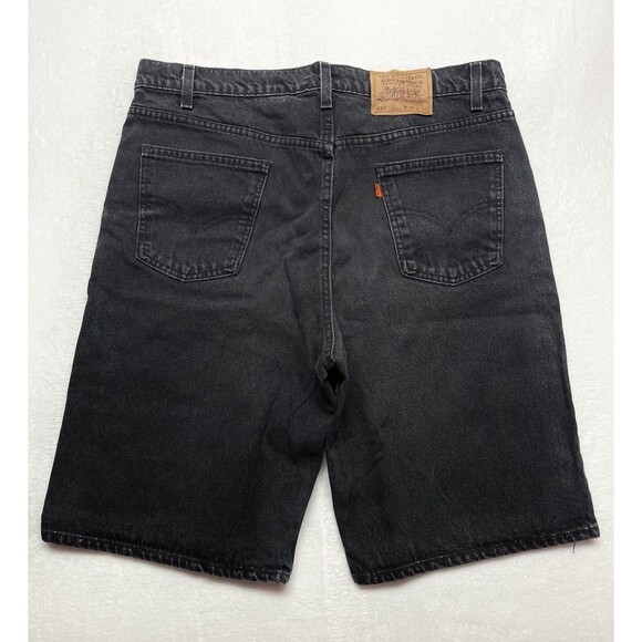 Vintage Levi's 550 Relaxed Fit Orange Tab Shorts Men's Size 40 USA Made '96 - Picture 2 of 10